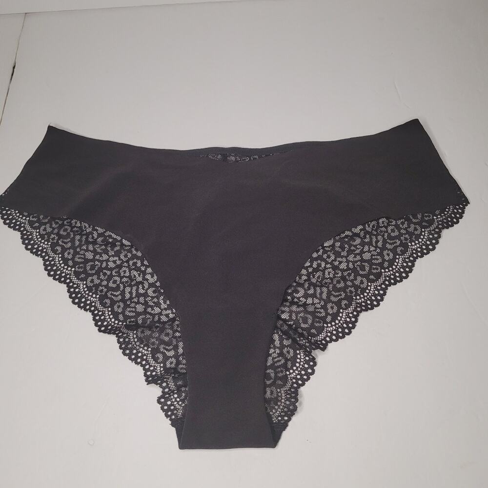 Victoria's Secret Black Lace Hipster Panties - XL